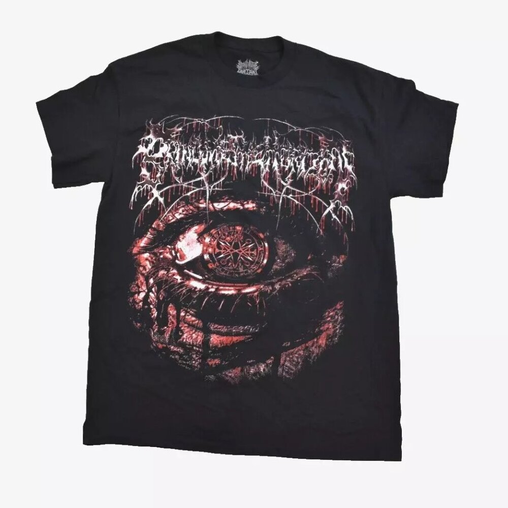 Bring Me The Horizon Mens Rock Band Eye Graphic Black Shirt New